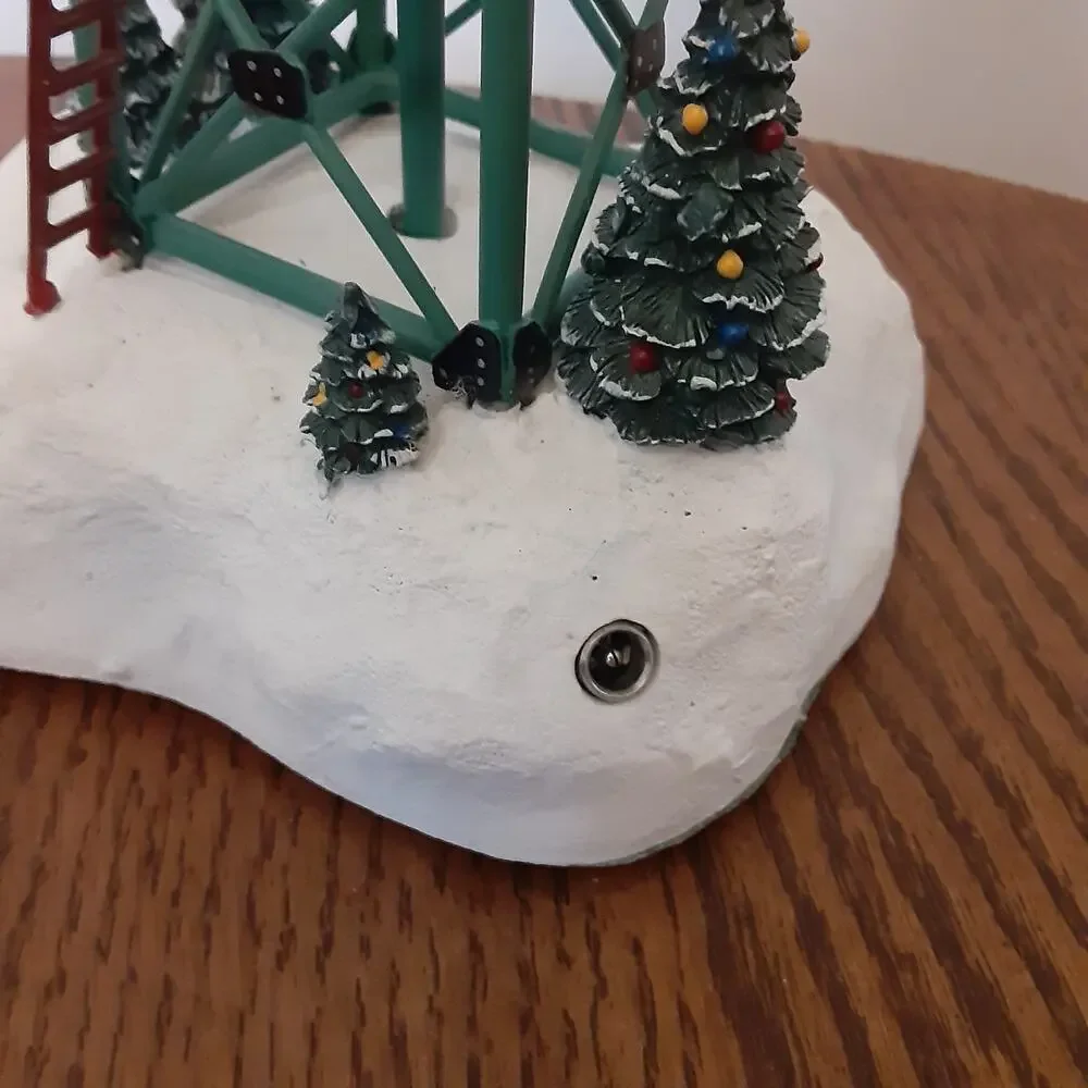 Vtg Hawthorne Village Aircraft Beacon Holiday Towers Train Accessory Tested